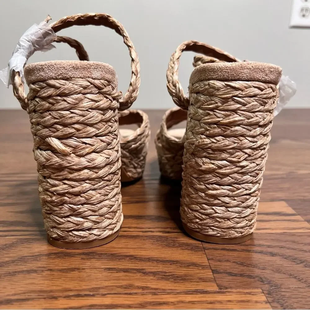 Gabrielle Union Marianne Woven Platform Sandal size 9
